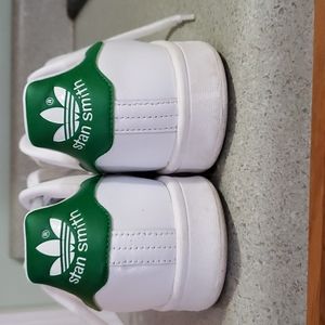 White w/ Green ADIDAS Stan Smith shoes size 11